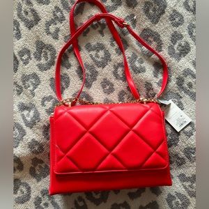 🆕 a new day red quilted purse